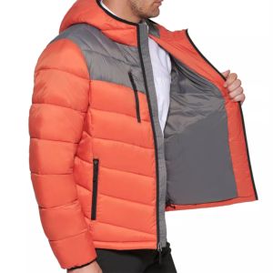 Veste personnalisée en duvet d'oie pour hommes à bulles épaisses, manteau de travail, veste en duvet de canard d'oie pour hommes - Product Image 3