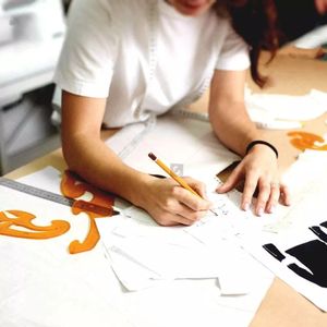 Professionale 9 pezzi Fashion Design Pattern Tools disegno righello su misura cucito righello curva francese - Product Image 6