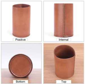 Estuche para Bolígrafos Personalizado al por Mayor, para el Hogar o la Oficina, para Mantener tu Escritorio Ordenado, Portaplumas Retro de Cuero Premium - Product Image 4