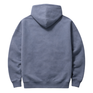 Felpa Oversize da Uomo in Ossidiana, 50% Cotone 50% Poliestere, Spalle Scese, Stile Streetwear, Vestibilità Comoda, Felpa Invernale - Product Image 2