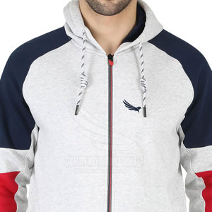 Nuevo diseño de moda su propio logotipo hombres trajes de chándal con cremallera más cálido chándal para hombres - Product Image 5