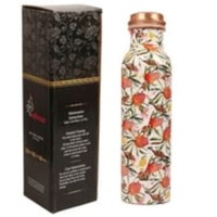 Bouteille d'eau en cuivre pur, protection anti-fuite avancée, écologique, réutilisable, conception sans joint, bienfaits pour la santé AYURVEDA YOGA
