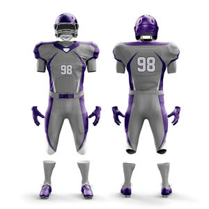 Uniforme de Fútbol Americano Juvenil, Ropa Deportiva de Alta Calidad, Duradera, Cómoda, Diseño Impreso, Estilo Liso, Conjuntos de la Mejor Calidad - Product Image 2