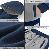 Precio al por mayor 100% algodón transpirable deportes ropa casual logotipo personalizado impreso patrón sólido chándales para uso en invierno Pakistán