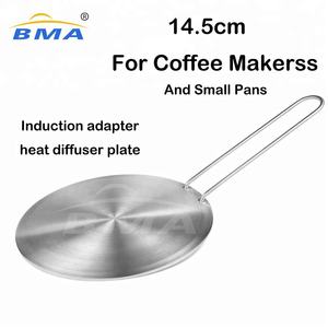 Plaque adaptatrice à <span class=keywords><strong>induction</strong></span> en métal écologique de 14,5 cm <span class=keywords><strong>pour</strong></span> cafetières et petites casseroles - Product Image 2