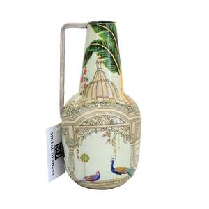 Florero de metal hecho a mano elegante Florero decorativo hecho a mano de lujo moderno para el hogar elegante De - Product Image 3