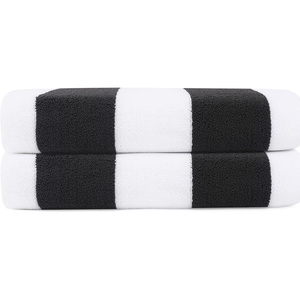 Serviette de plage de piscine 100% coton extra absorbante à séchage rapide sans sable et respirante pour Resort Hotel Swimming Spa Gym - Product Image 5