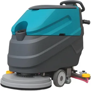 High-Efficiency 22" <b>Walk</b>-behind Floor Scrubber Dryer <b>Machine</b> 32000 Sqft/h 18.5-gal 31.5" Suction - Product Image 3