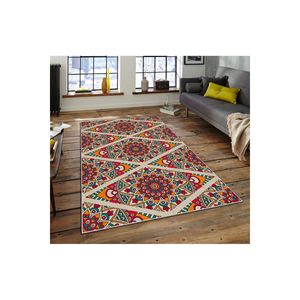 Tapis à motif bohème imprimé numérique 3D Revêtement de sol antidérapant 100% Tissu polyester Modèle 288NGR2288 - Product Image 3