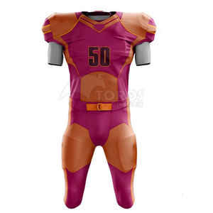 Diseña tu propio logotipo, uniforme de fútbol americano de color personalizado, hecho con el mejor material, uniforme de fútbol americano más vendido. - Product Image 2