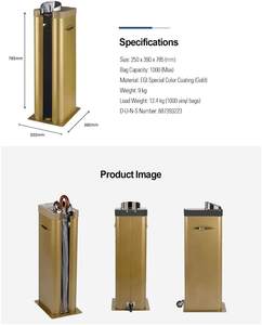 Système d'emballage automatique de parapluies à manivelle unique, facile à utiliser, pour grands magasins, avec cadre de maintien stable et mobilité facilitée - Product Image 3