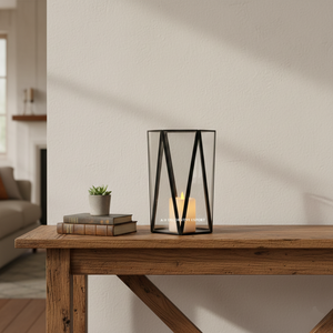 ตู้โชว์แนวตั้งแบบกำหนดเองร่วมสมัย พร้อมที่วางเทียนกระจกทรงโค้ง วัสดุโลหะ ตกแต่งบ้านและร้านอาหาร เป็นมิตรกับสิ่งแวดล้อม - Product Image 1