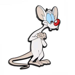 Pin's Cartoon Minus Et Cortex Matériel métallique durable - Product Image 2