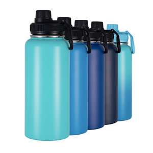 Bouteille isotherme de voyage en acier inoxydable avec logo personnalisé, 20oz, 26oz, 36oz, gourde sportive avec bouchon large pour boire directement - Product Image 4