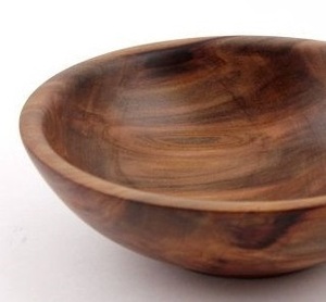 ชามสลัดไม้ทรงกลมทำด้วยมือสำหรับขนมพาสต้าโต๊ะในครัวบ้านไร่ตกแต่งจานเสิร์ฟ - Product Image 4