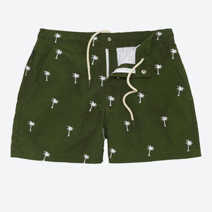 Trajes de Baño para Hombre, Shorts de Baño de Secado Rápido con Forro de Malla, Traje de Baño Divertido, Traje de Baño Negro con Estampado de Galletas, Transpirable - Product Image 1