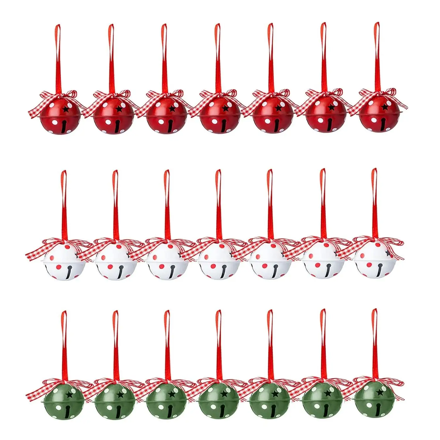 Neue dekorative Ornamente Weihnachten Jingle Bell Metall für Weihnachts baum nach Hause Wand dekoration Neujahr Weihnachten Baum Urlaub geformt