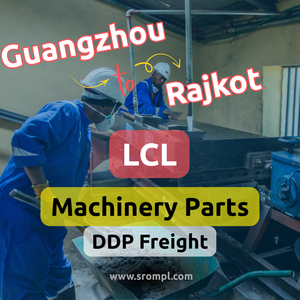 Transporte de Piezas de Maquinaria LCL de Guangzhou a Rajkot, DDP - Product Image 2