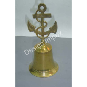 Campana de Mano de Latón con Forma de Timón de Barco, Campanas de Lujo para Cena, Regalos y Artesanías Metálicas, Precio Competitivo - Product Image 4