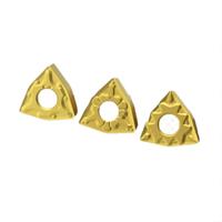Meilleur prix 2026 OEM Plaquette de fraisage en carbure pur pour CNC avec revêtement en nitrure de titane et d'aluminium Dureté 90-95 HRC