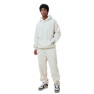 Survêtements décontractés en coton unis unisexes, fabricants de survêtements, survêtement personnalisé pour hommes - Product Image 1