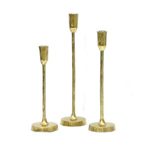 Candelabros de aluminio tradicionales hechos a mano, candelabro de Metal sostenible para decoración del hogar y eventos - Product Image 1