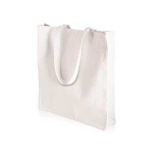 Durable Eco-Conscious Reusable Foldable Cotton Canvas Tote <b>Bag</b> Zipper Closure Rope Handle for Grocery <b>Shopping</b> Daily Essentials - Product Image 6