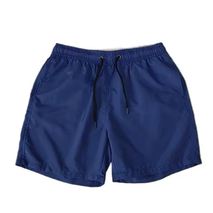 2025 venta al por mayor verano cintura elástica logotipo personalizado hombres gimnasio correr playa pantalones cortos impermeable transpirable lona poliéster para hombres - Product Image 5