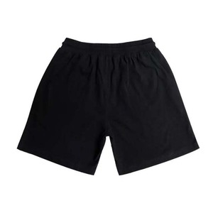 Shorts de sport décontractés pour hommes, personnalisés, en molleton 100 % coton épais, séchage rapide, respirants, couleur unie, écologiques - Product Image 2
