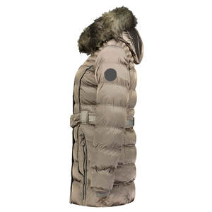 2024 mode Parkas veste d'hiver pour femmes en gros de haute qualité personnalisé fermeture éclair à capuche dames Parka veste - Product Image 3