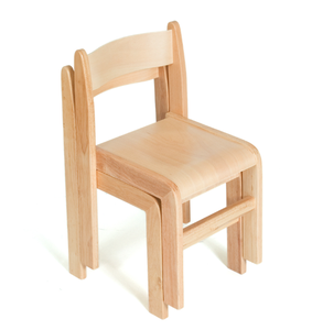 Sillas Apilables de Madera Maciza para Habitación de Huéspedes (Madera Dura S4S) - Product Image 5