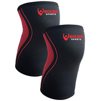 Vente en gros personnalisée, genouillères en néoprène de 7 mm, musculation, compression, soutien du genou, OEM ODM