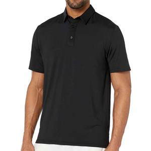 เสื้อโปโลสำหรับผู้ชายเสื้อกีฬาแขนสั้นแห้งเร็วสีพื้น - Product Image 1