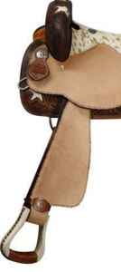 Selles de course de chevaux en cuir de haute qualité avec arbre en bois - Product Image 4