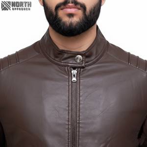 เสื้อแจ็กเก็ตบอมเบอร์สำหรับผู้ชายเสื้อแจ็คเก็ตหนังกันน้ำลายพรางด้านหน้าสำหรับมืออาชีพ - Product Image 4