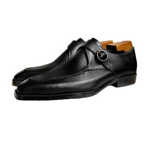 Chaussures habillées pour hommes de haute qualité, chaussures en cuir véritable, pantalons habillés pour hommes, élégantes - Product Image 5