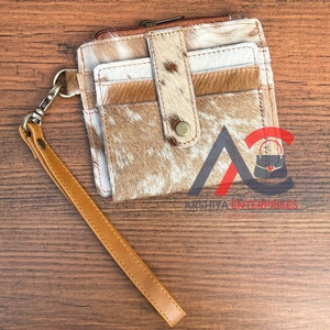 Nuevo diseño de cuero de vaca, tarjetero, monedero, billetera delgada para mujer, bolsillo de dinero de cuero genuino de alta calidad - Product Image 1