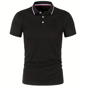 Gran oferta 2023, camiseta Polo cómoda transpirable informal de verano para hombre, camiseta de manga corta de alta calidad de Color sólido para hombre - Product Image 1