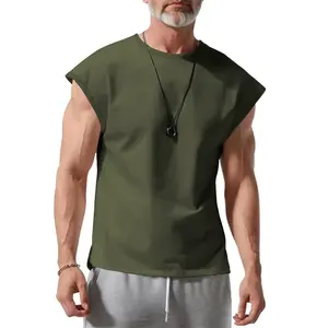 Débardeur 70% Polyester 30% Coton Solide Tricoté Crop Cami Conception Personnalisée Yoga Débardeur - Product Image 3