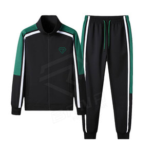 Conjunto de chándal informal de talla grande para hombre de último estilo 100% algodón verano ecológico transpirable - Product Image 1
