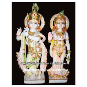Statues de marbre Radha Krishna - Product Image 1