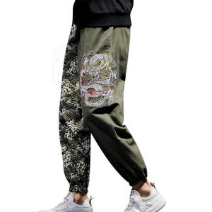 Precio barato Ropa informal Transpirable Nuevo estilo Algodón Logotipo personalizado Hombres Pantalones bordados Nuevo diseño Pantalones de hombre - Product Image 3