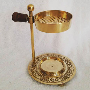 Porte-encens en laiton en vrac en gros pour la maison utilisation de parfum aromatique porte-encens Oud Bukhoor brûleur - Product Image 6