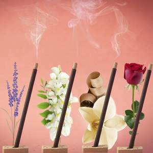 Bâtons d'encens sans bambou écologiques au jasmin de qualité supérieure, durable et subtil, Dhoop naturel, marque privée indienne personnalisée - Product Image 4