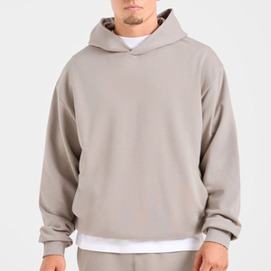 Sudadera con Capucha Gruesa de Algodón Pesado de 400 Gsm para Hombre, Lavada al Ácido, Lisa, de Alta Calidad, Precio de Fábrica - Product Image 1