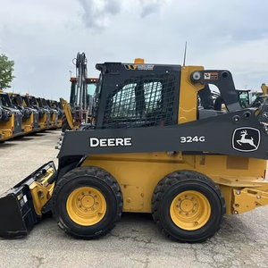 Asequible usado Johnn Deeree 324G Compare Wheel Skid Steers Loader para la venta - Product Image 1