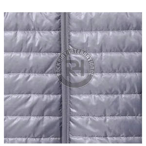 Veste matelassée d'hiver élégante et originale pour homme, fermeture éclair à capuche, taille plus, veste brillante - Product Image 3