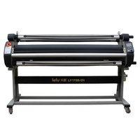 Machine à plastifier les bannières et les autocollants, plastifieuse vinyle à froid et à chaud 1,6 m (64 po) LEFU