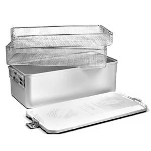 พิมพ์โลโก้ที่กําหนดเองตาข่ายถาดฆ่าเชื้อวัสดุเหล็กคุณภาพสูงสุดโดย SUAVE เครื่องมือผ่าตัด - Product Image 1