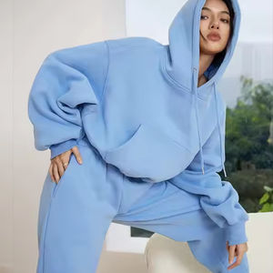 Sweat à capuche pour femmes surdimensionné personnalisé avec cœur doux polaire personnalisé rose Applique Vintage Wash Streetwear Premium Sweats à capuche pour femmes - Product Image 6